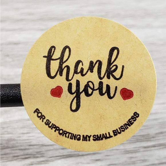 8/$20 100ct Thank You Stickers Round 1" Labels - Picture 1 of 2